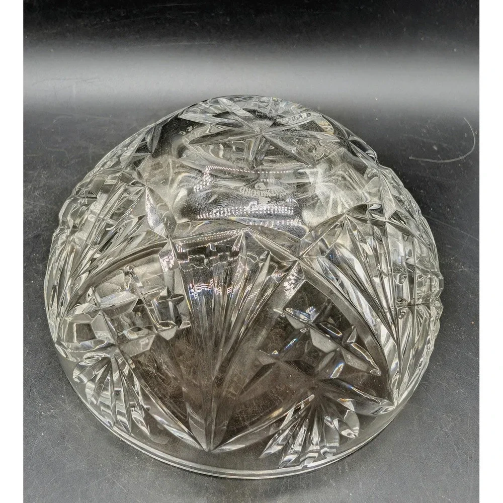 Waterford Crystal Lismore Round Bowl Cut Glass Centerpiece Clear Ireland 5